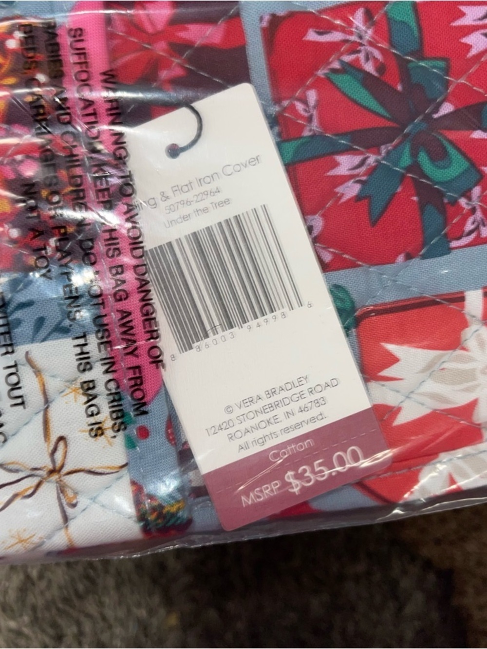 NWT - Vera Bradley Curling & Flat Iron Cover - Under The Tree - Picture 3 of 5